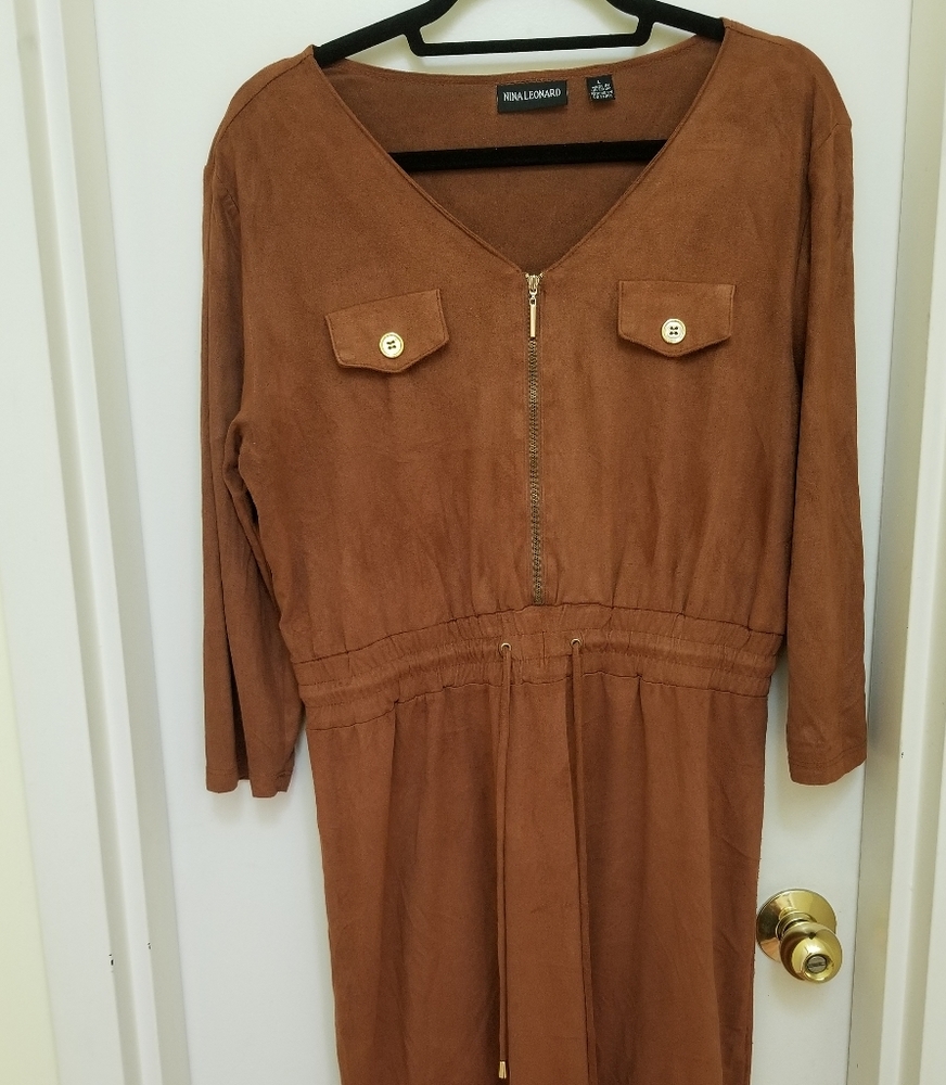 Orange-brown dress